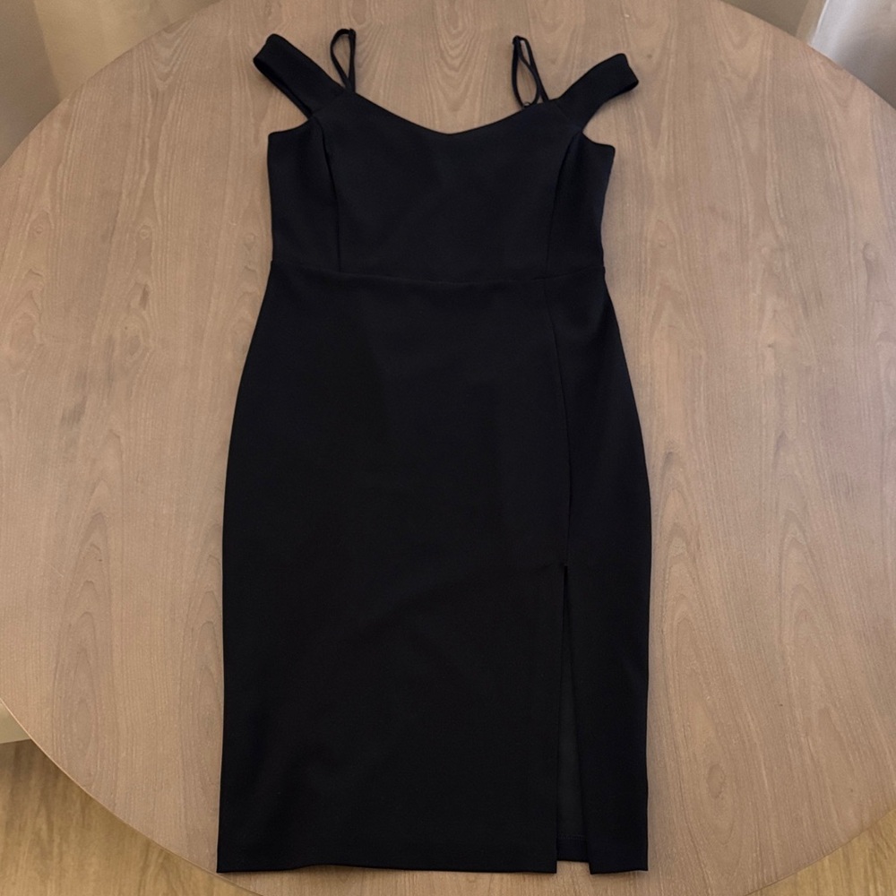 Express Black Midi Dress